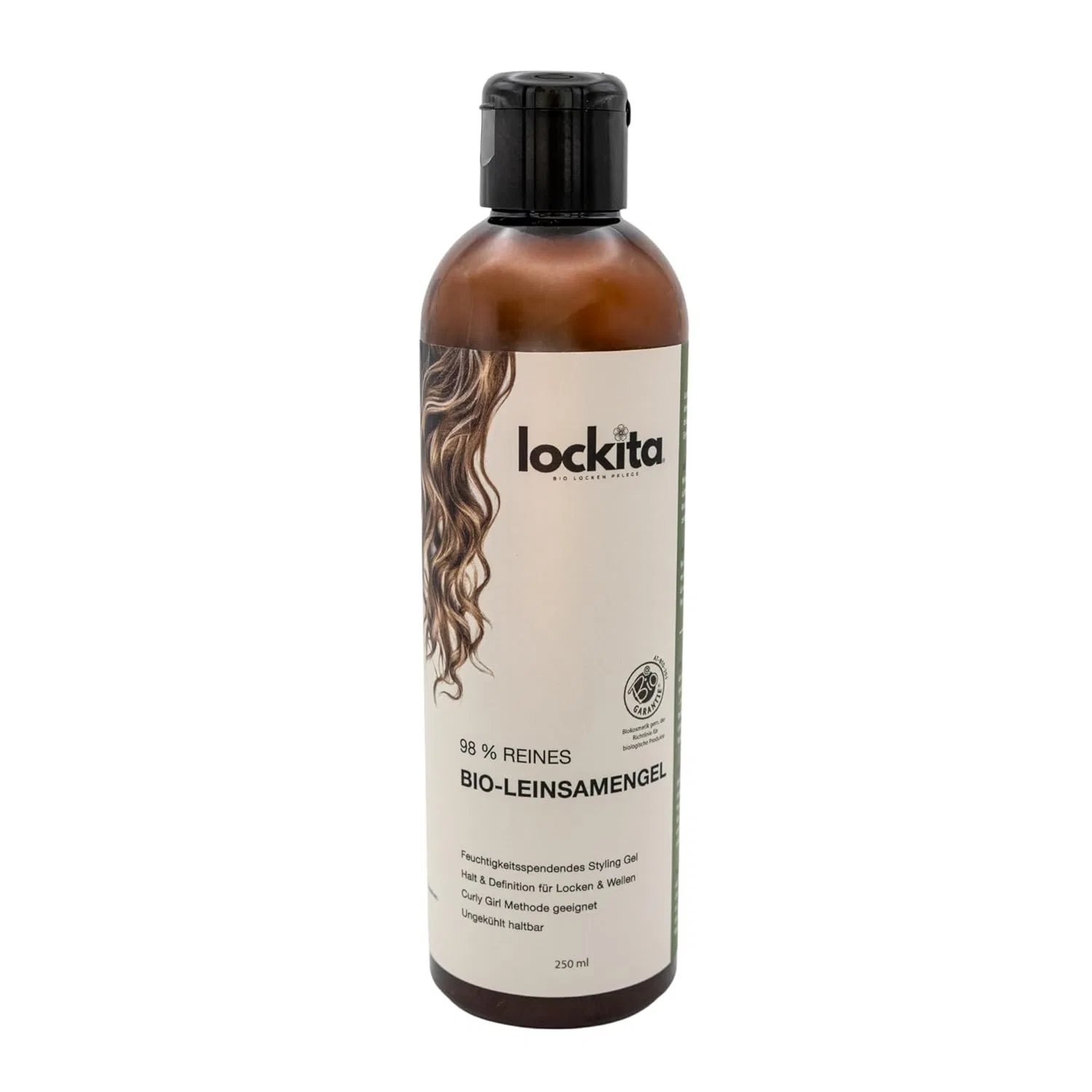 Гель для волос «Lockita» с 98% льняного геля для кудрей Happy Curl