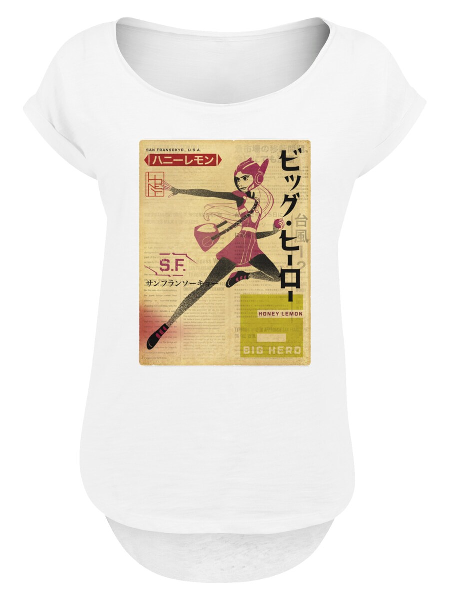 

Рубашка F4NT4STIC Big Hero 6 Honey Lemon Newspaper, белый