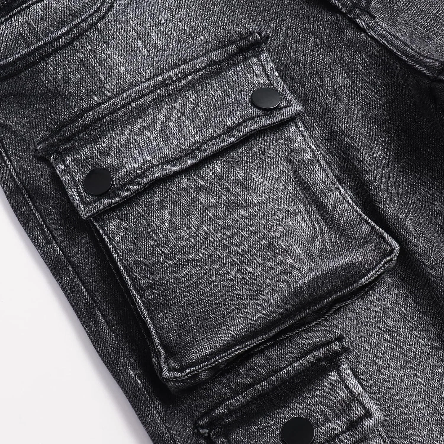 Джинсы деним Men's Trendy Denim, серый — фото 4