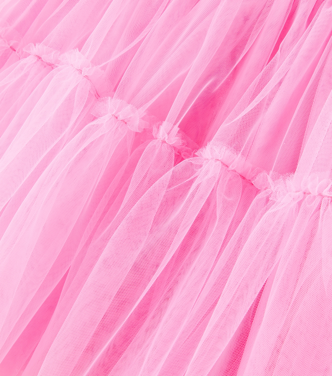Многослойная юбка из тюля Monnalisa, Rosa Peach — фото 3