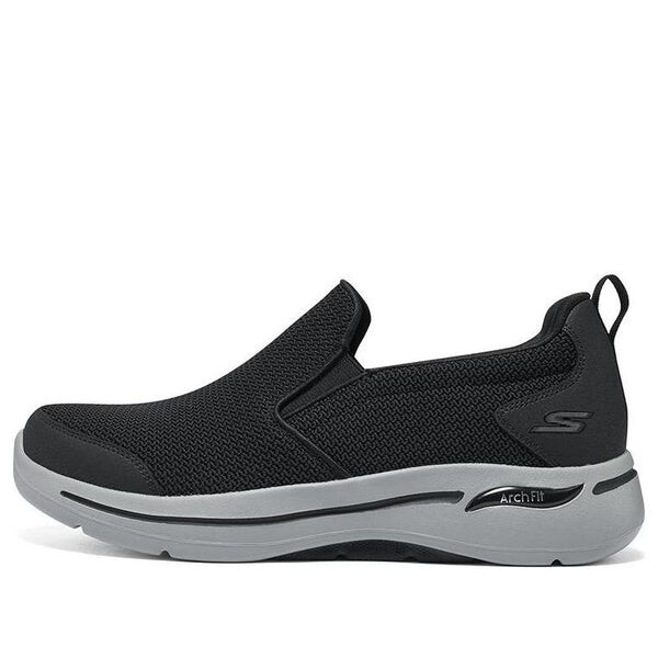 

Кроссовки go walk arch fit-conference 'black grey' Skechers, черный