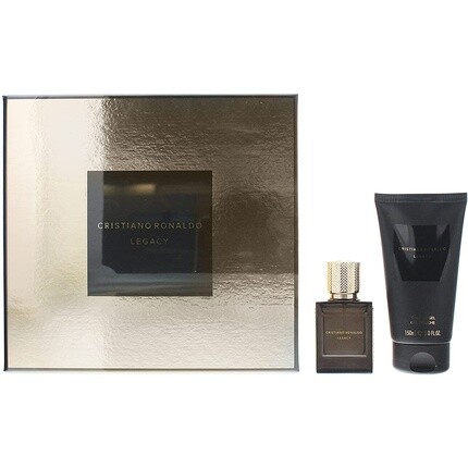 Мужская туалетная вода Cristiano Ronaldo Legacy Eau De Toilette Spray and Shower Gel Gold Set 30ml/150ml — фото 3