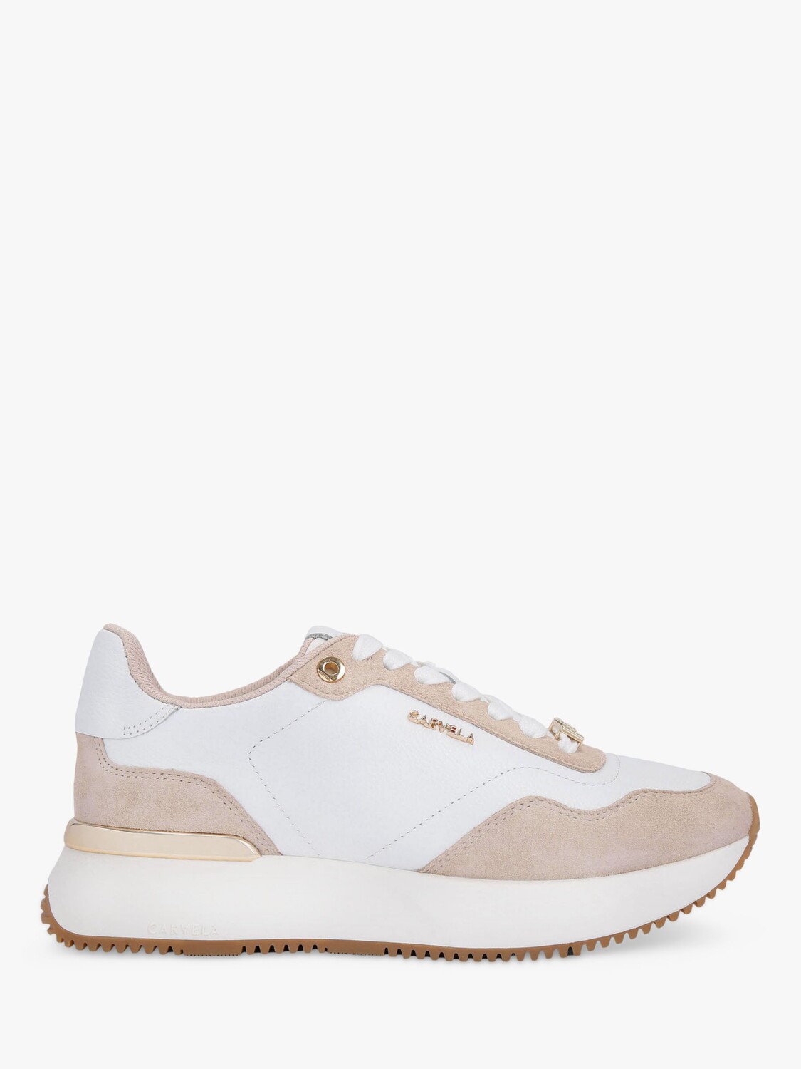 

Кожаные кроссовки Carvela Flare, белые, Белый, Кожаные кроссовки Carvela Flare, белые