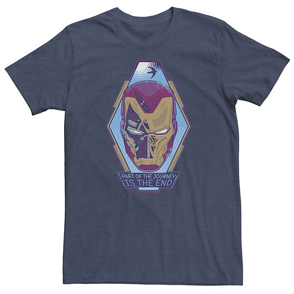 

Футболка Marvel Avengers Endgame Iron Man с шестиугольным портретом Big & Tall Licensed Character