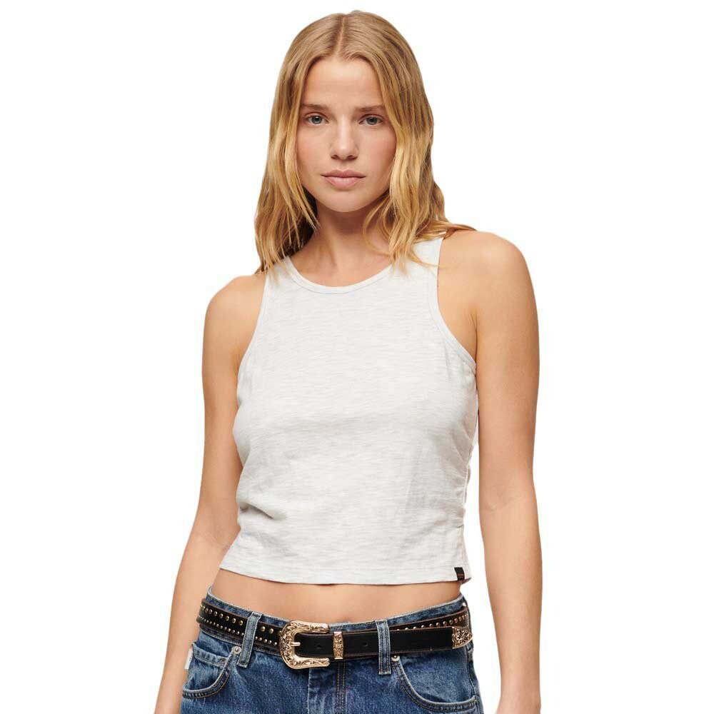 

Топ Superdry Ruched Tank, бежевый
