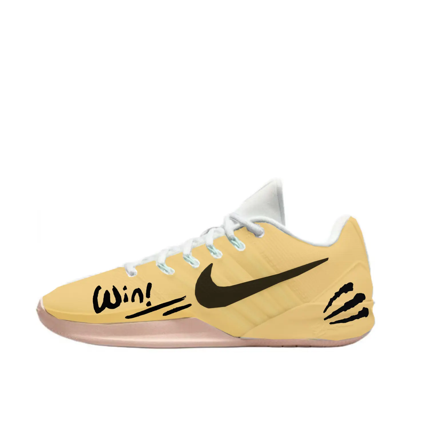 

Nike Sabrina 3 Cushioning, Wear Resistant низкие баскетбольные кроссовки Unisex Yellow