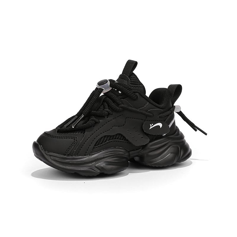 

Износостойкие низкие повседневные детские кроссовки Kids' K-bird, черный