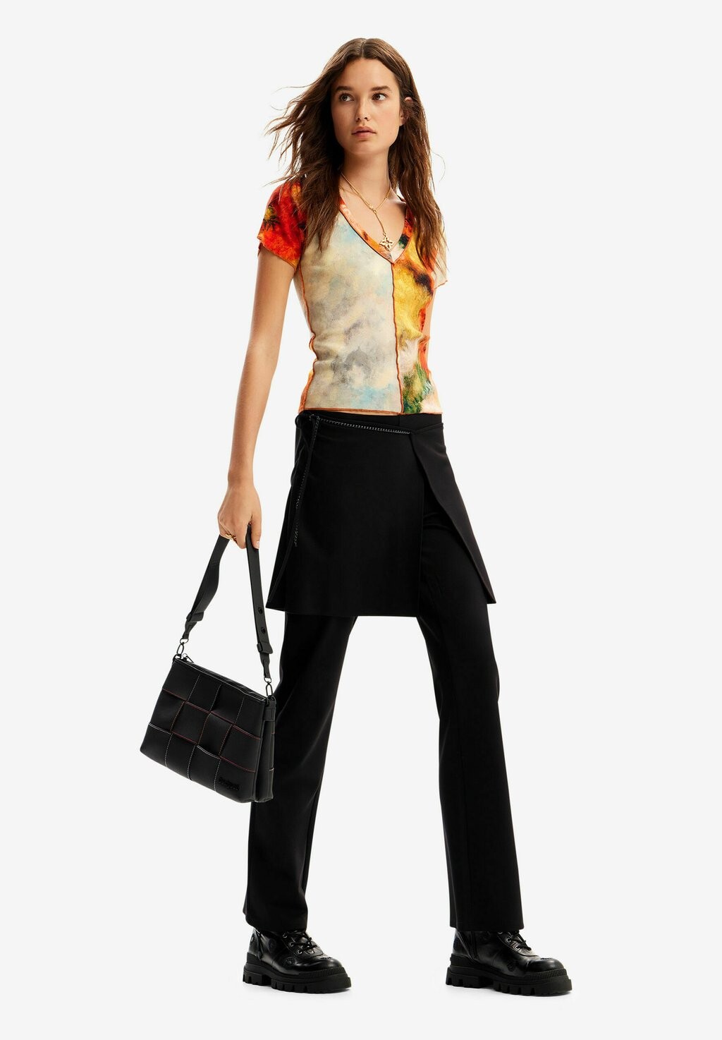 

Сумка через плечо M Stitching Desigual, черный