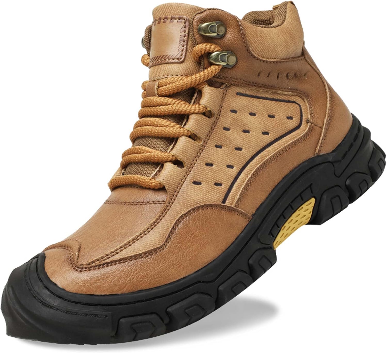 

Мужские полусапоги DZBAJRQM, удобные и противоскользящие для активного отдыха, легкие и прочные, теплые, подходят для походов с рюкзаком, фитнес-тренировок и зимних видов спорта, коричневый