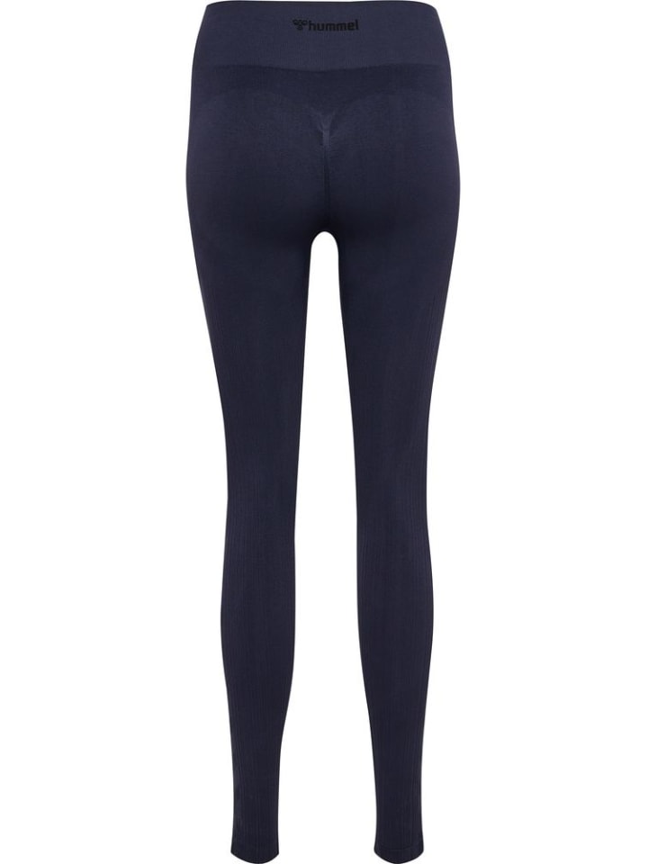 

Леггинсы Mt Define Seaml Scrunch Tights синего цвета Hummel