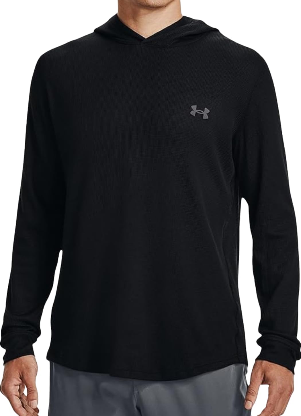 

Under Armour мужская вафельная спортивная толстовка, Black
