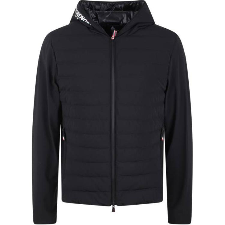 

Moncler Grenoble Спортивная кофта на молнии с утеплителем, Black