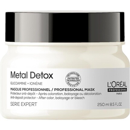 

L'Oreal Professionnel Металлическая детокс-маска для волос защищает окрашенные волосы 250 мл