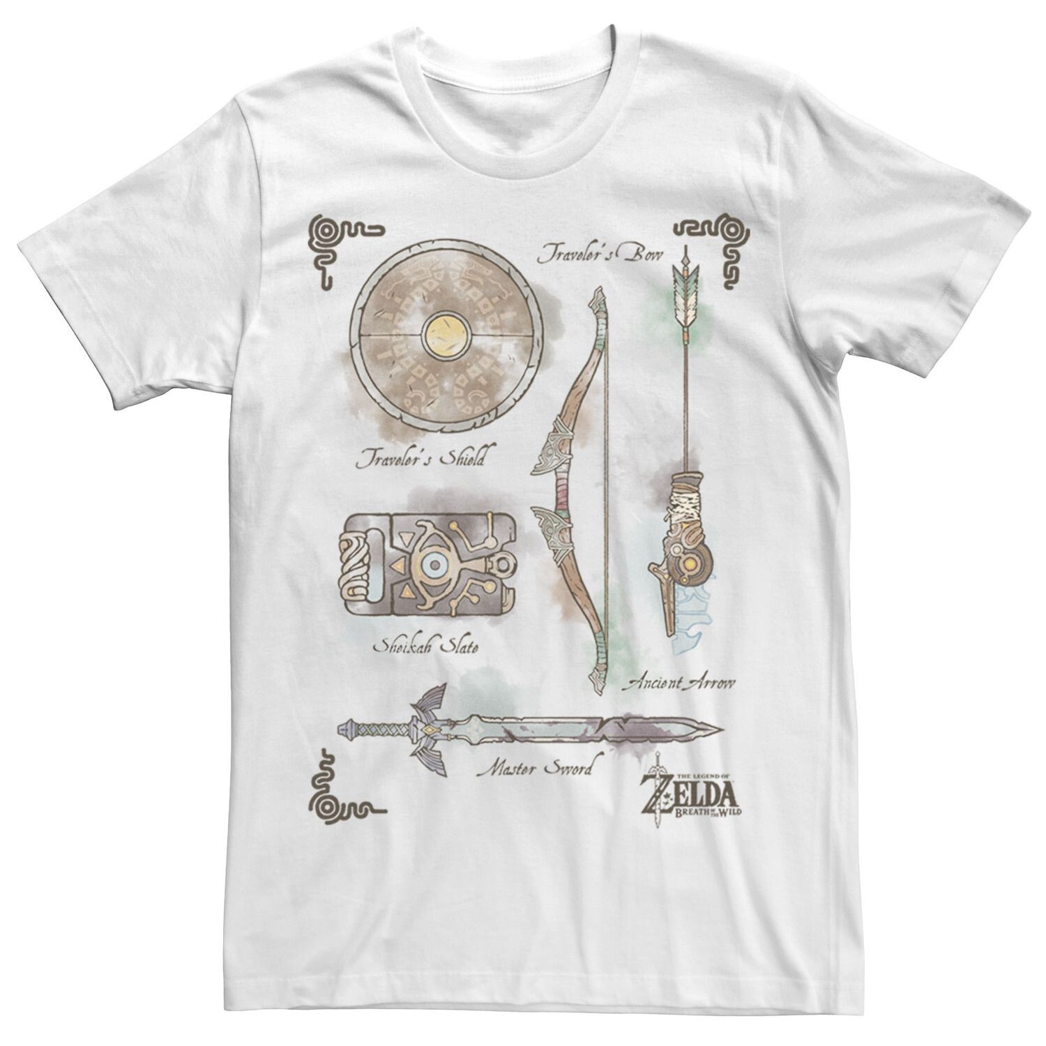 

Мужская футболка Nintendo Zelda: Breath Of The Wild Bow Master Licensed Character