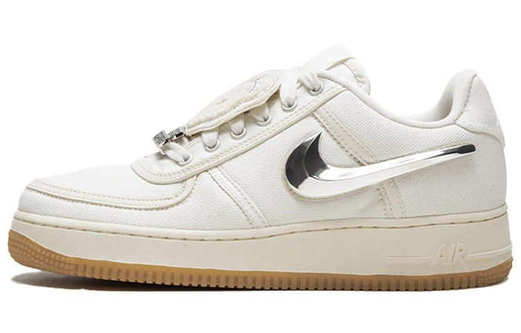 

Кроссовки Nike Air Force 1 Low Travis Scott Sail, Серый, Кроссовки Nike Air Force 1 Low Travis Scott Sail