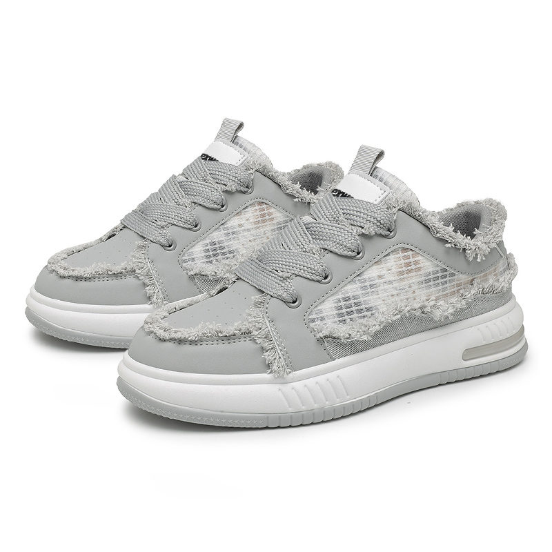 

TEXWOOD Серые мужские легкие низкие повседневные кроссовки с устойчивым к истиранию покрытием, цвет Gray