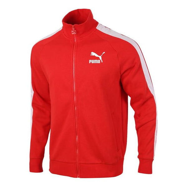

Куртка iconic t7 track jacket 'red' Puma, красный