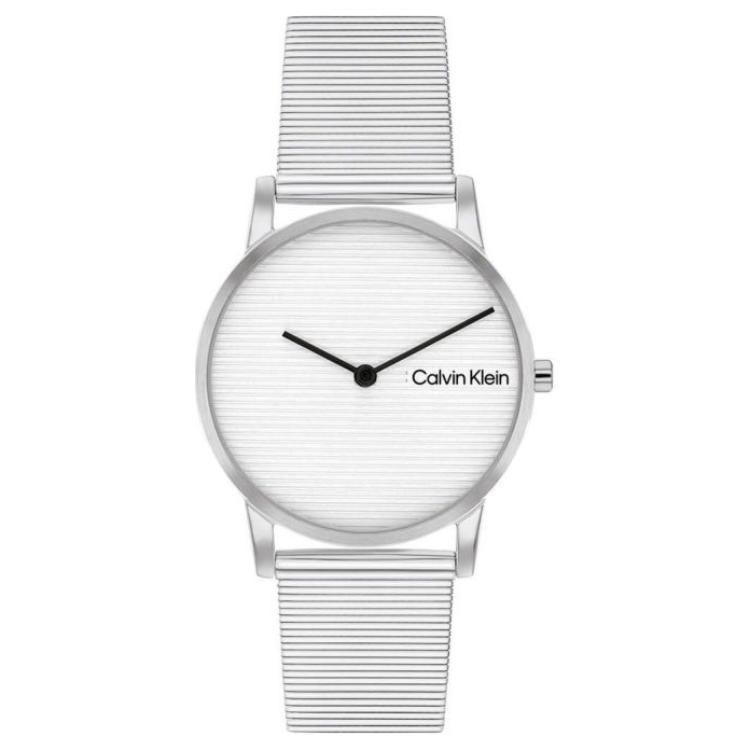 

Calvin Klein Часы Wrist Watch Quartz Movement Metal Strap 30mm Silver Dial Women's Watch, Silver Dial