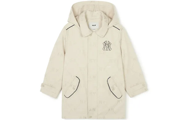 Куртка с капюшоном Grade School Moderate MLB, cream