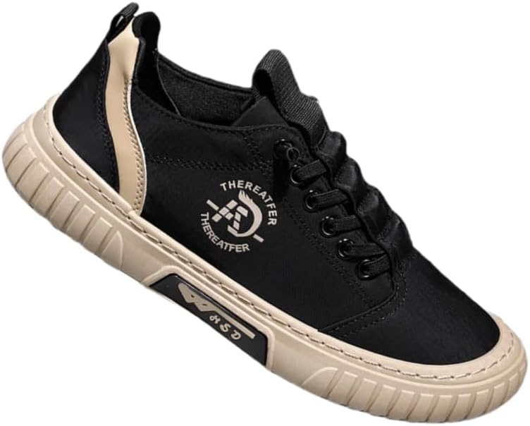 

Мужские модные кеды из холста, подходят для всех сезонов, для походов, бега и спортивных занятий. Удобные, прочные и дышащие Hoalox, черный