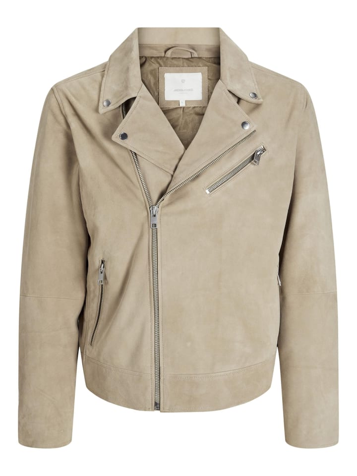 

Кожаная куртка Jack & Jones
