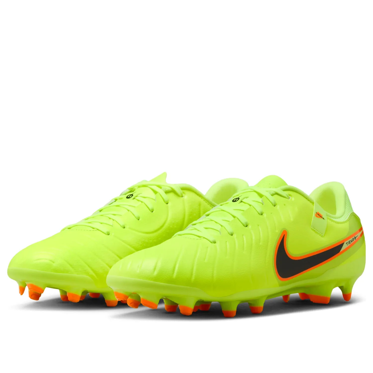 Кроссовки Nike Tiempo Legend 10 Academy MG 'Volt Black', зеленый — фото 4