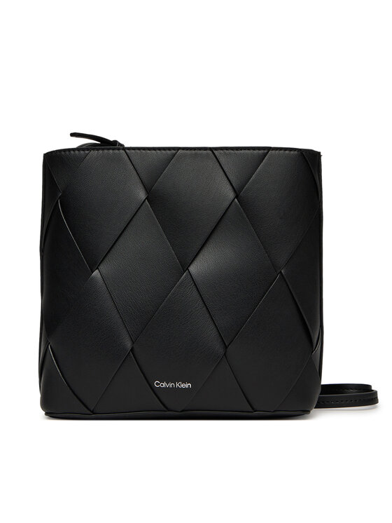 

Сумочка Ck Woven Square Crossbody K60K612991 Calvin Klein, черный