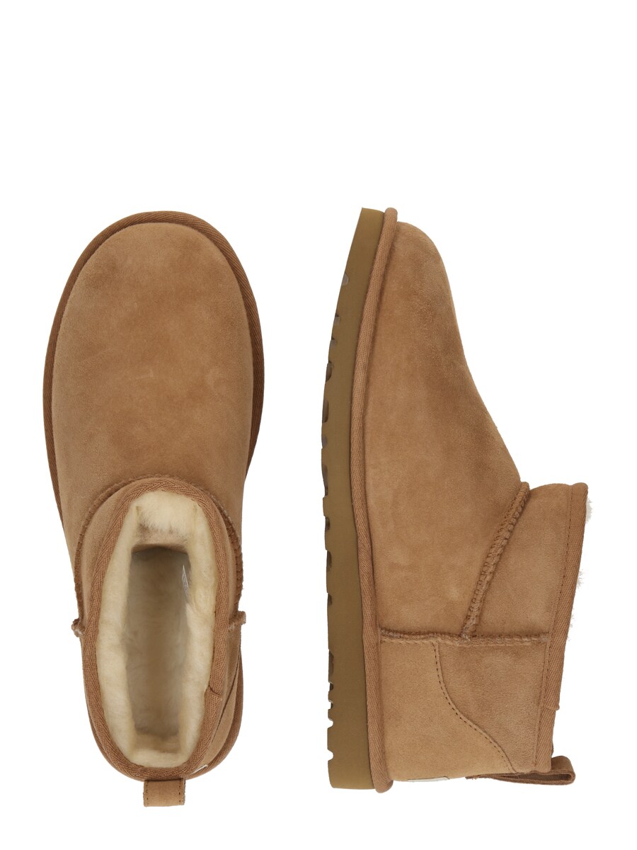 Мужские угги UGG Classic Ultra Mini замшевые короткие, карамельный — фото 2