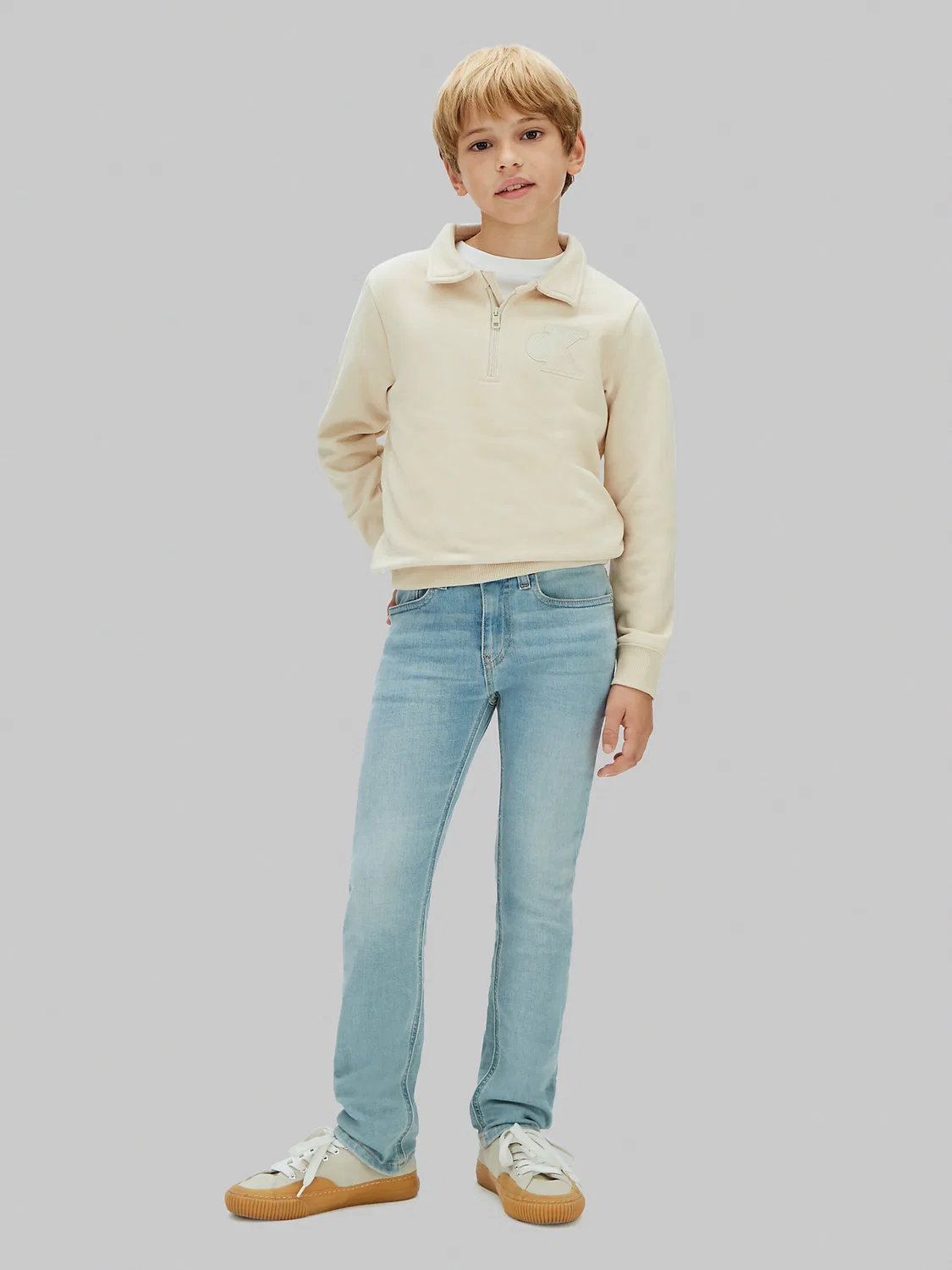 Джинсы Calvin Klein Jeans классические, синего цвета — фото 3