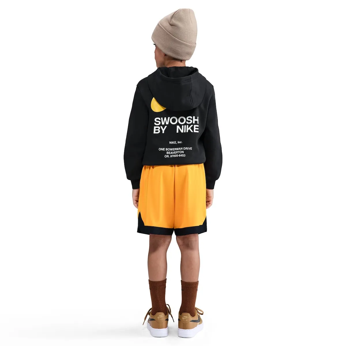 Детская толстовка Sportswear Athl Po Hoodie Bb Nike, черный — фото 2