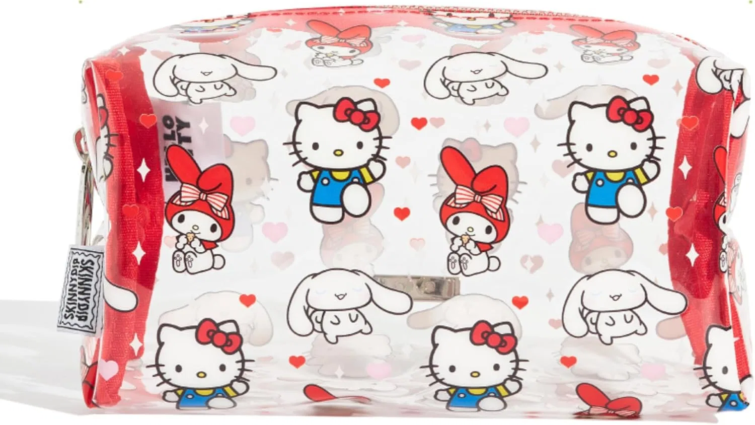 Косметичка Skinnydip Hello Kitty, прозрачная Skinnydip, Hello Kitty