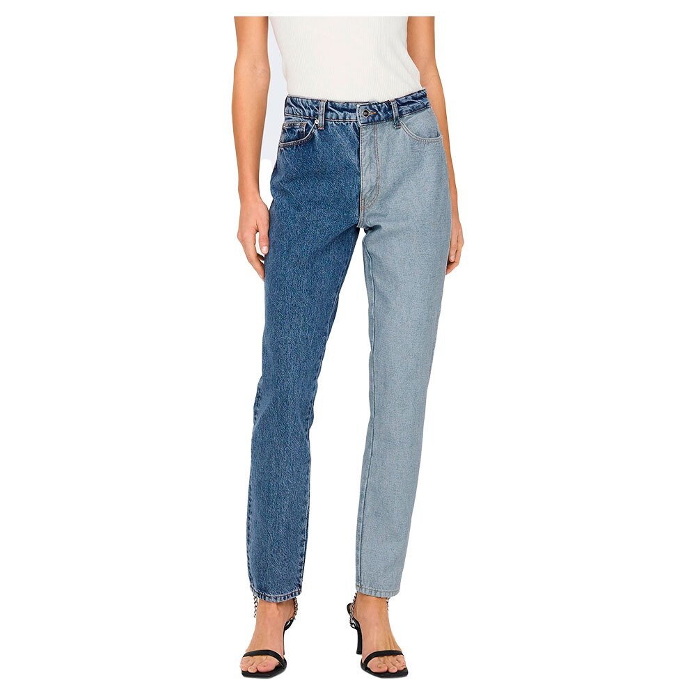 

Джинсы Only Linda Mom Longer Fit High Waist, синий