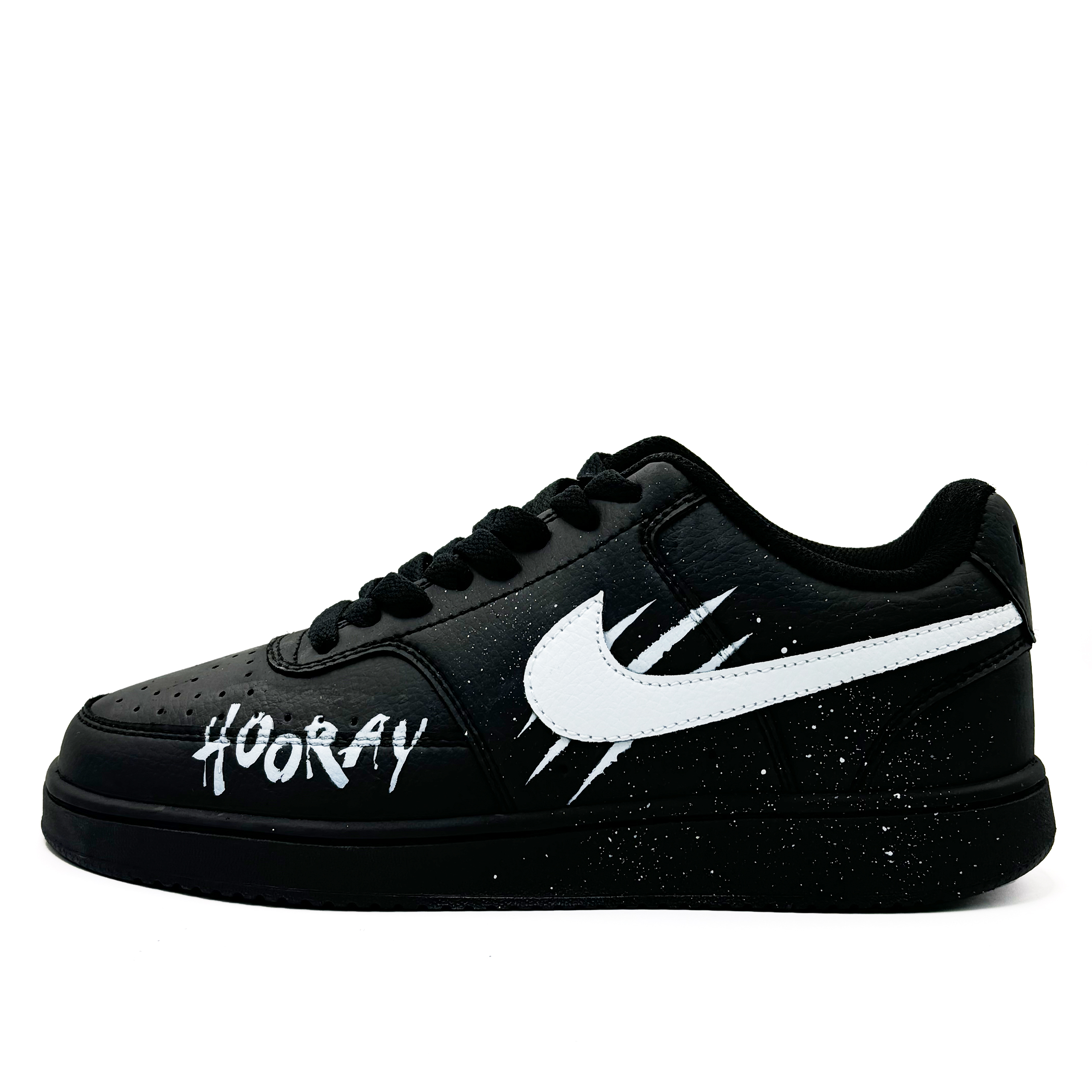 

Кроссовки для скейтбординга Court Vision Low Unisex Low-Top Black/White Nike