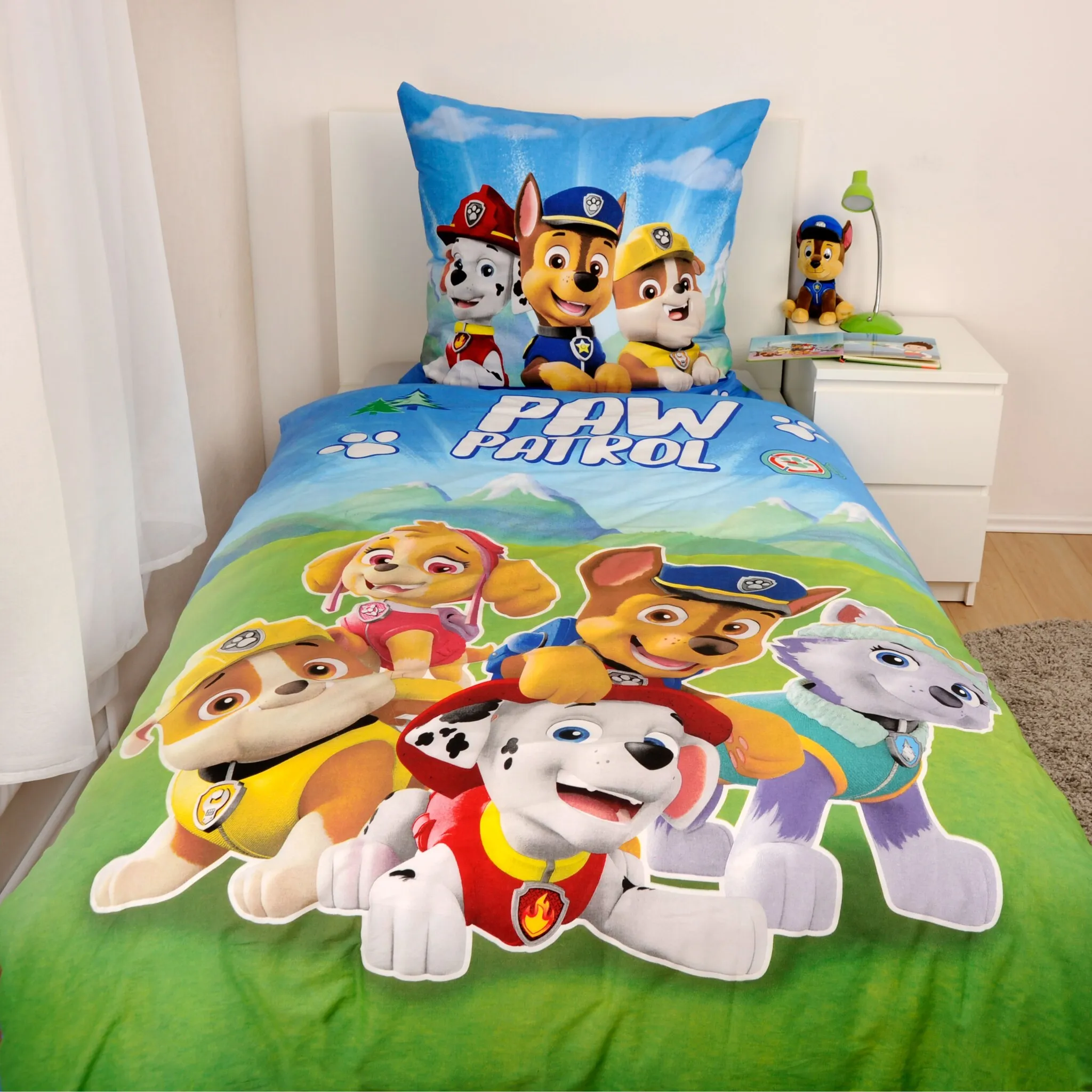 

Постельное белье PAW PATROL «Щенячий патруль», светится в темноте, цвет bunt