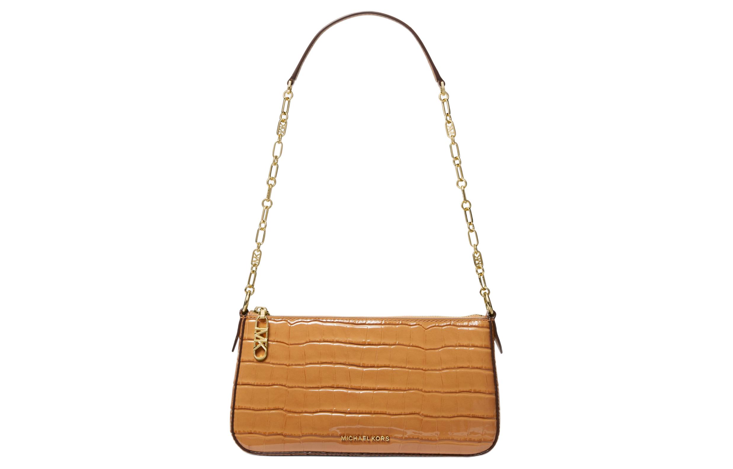 

Сумка из коровьей кожи, женская, среднего размера, цвет арахис MICHAEL KORS