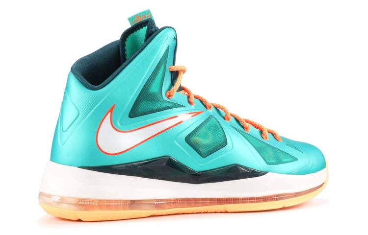 Кроссовки Nike LeBron 10 'Miami Dolphins' — фото 2