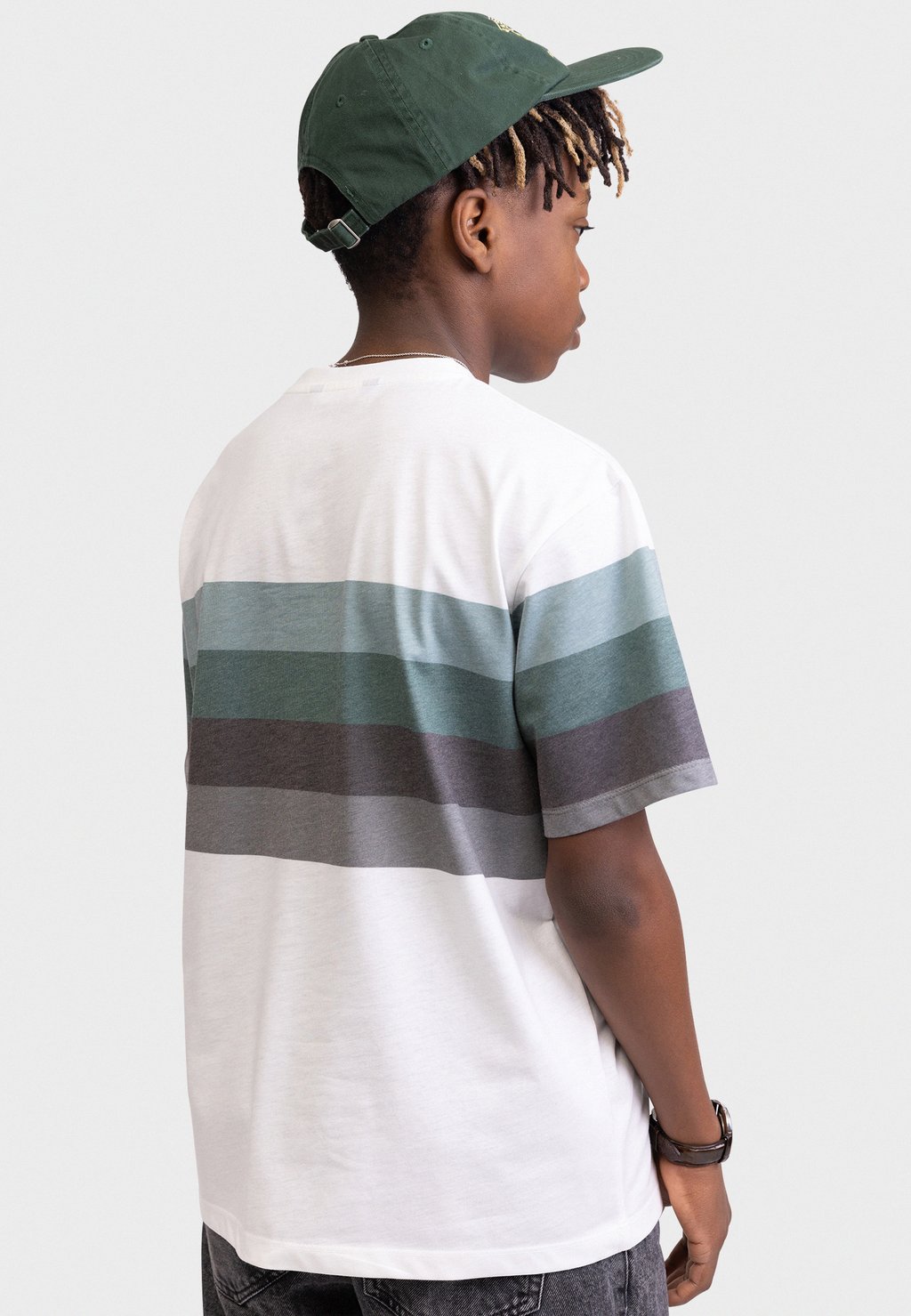 Футболка с принтом TEARON TEE BOXY FIT Redefined Rebel, зеленый — фото 3