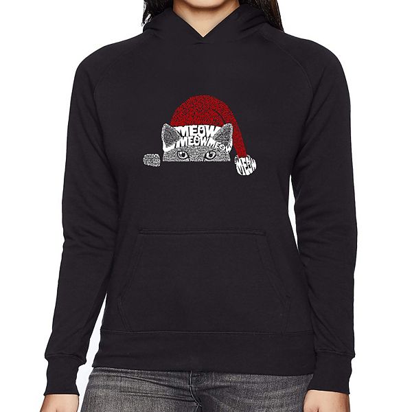 

Рождественский котик выглядывает - худи с принтом для женщин La Pop Art, Black, Черный, Рождественский котик выглядывает - худи с принтом для женщин La Pop Art, Black