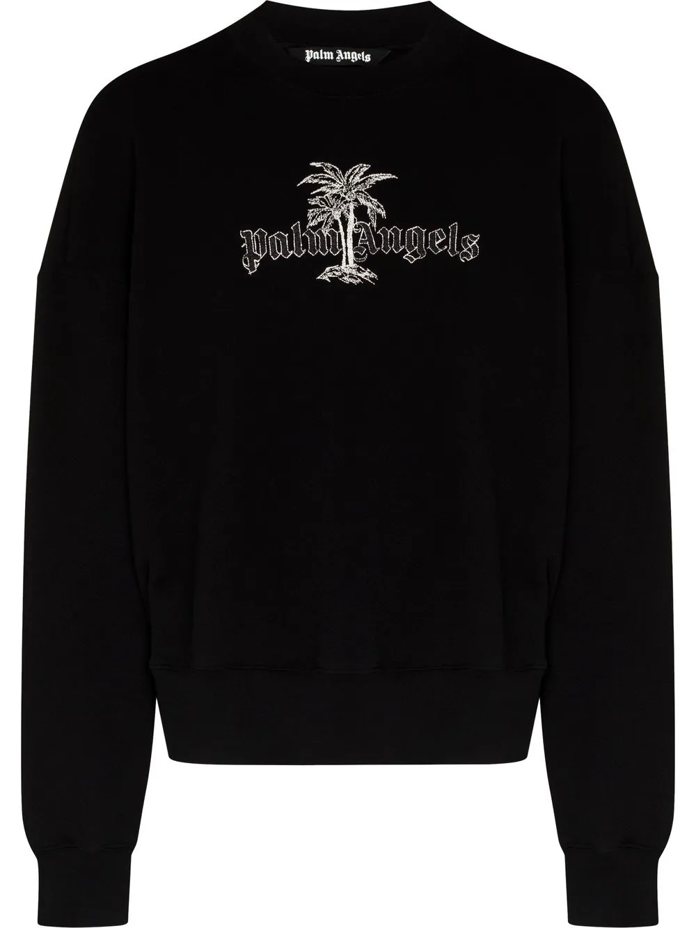 

Толстовка с вышитым логотипом PALM ANGELS, черный