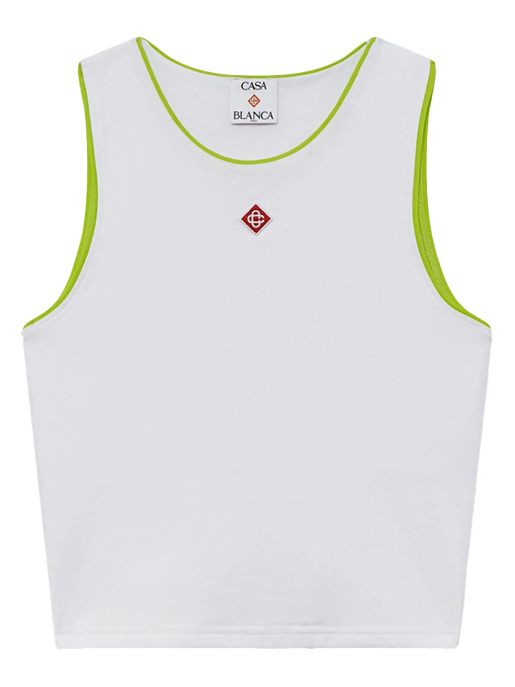 

Топ с контрастной отделкой Casablanca, белый