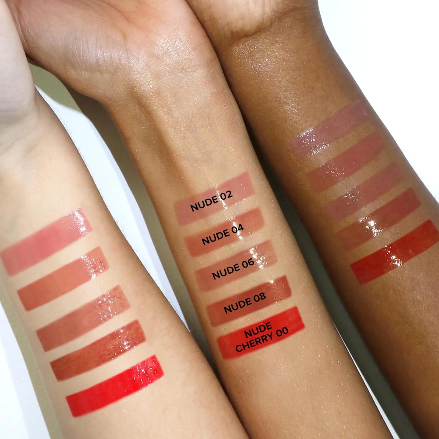 Блеск для губ Nudestix Lip Glace - увлажняющий тонирующий блеск для губ с пептидами, придающими объем и блеск | Веганский, без консервантов и экологически чистый блеск для губ, nude04 — фото 3