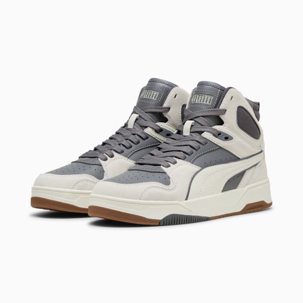 Мужские кроссовки средней высоты Rebound Break Mid Puma, серый — фото 2