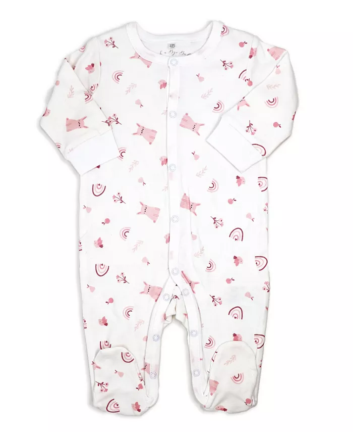 Набор для новорожденных Baby Girls Rose Bunnies, 8 предметов Rock-A-Bye Baby Boutique, розовый — фото 3