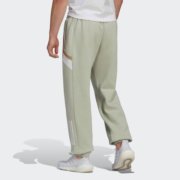 Спортивные штаны Men's adidas Contrasting Colors Pattern Lacing Casual Sports Pants/Trousers/Joggers Green, зеленый — фото 3