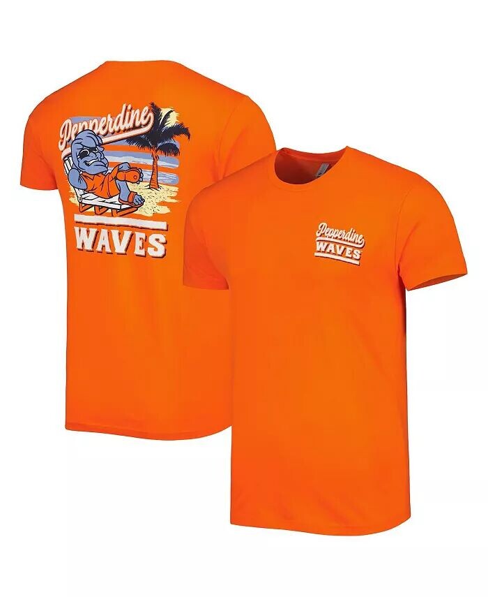 

Мужская футболка Orange Pepperdine Waves Hyperlocal Beach Premium Image One