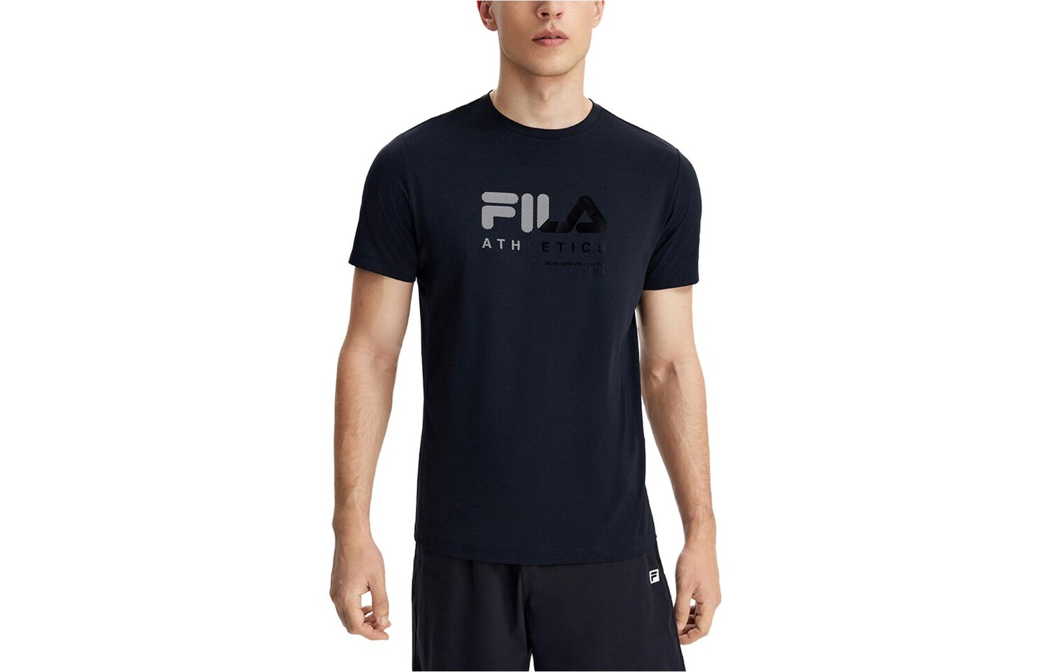 

ФИЛА Мужская футболка FILA, цвет Black