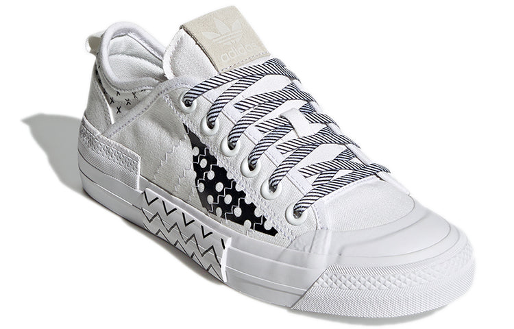 Кроссовки (WMNS) adidas Nizza 'White Black' — фото 3