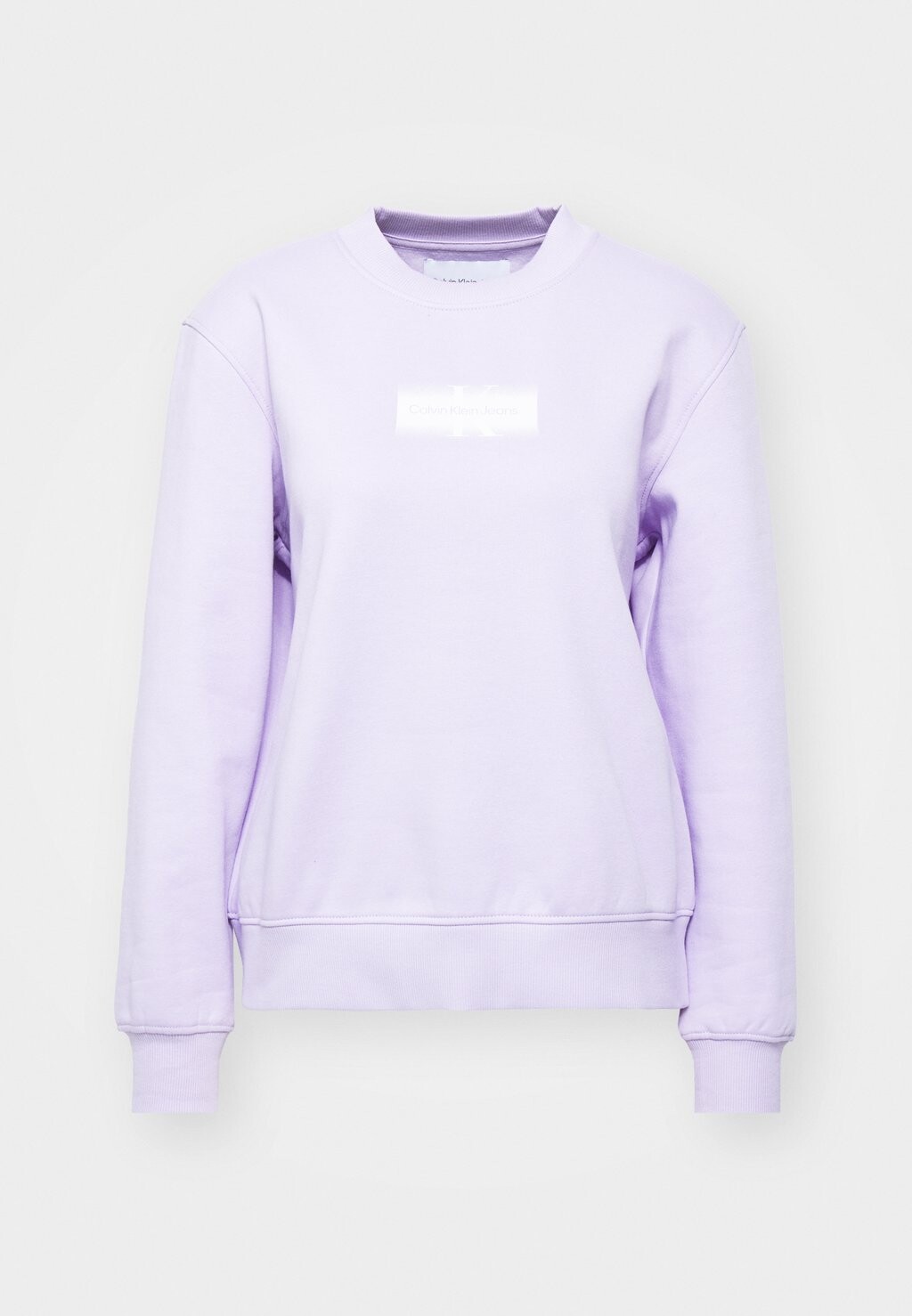

Свитер Outlined Regular Calvin Klein, пастельно-сиреневый