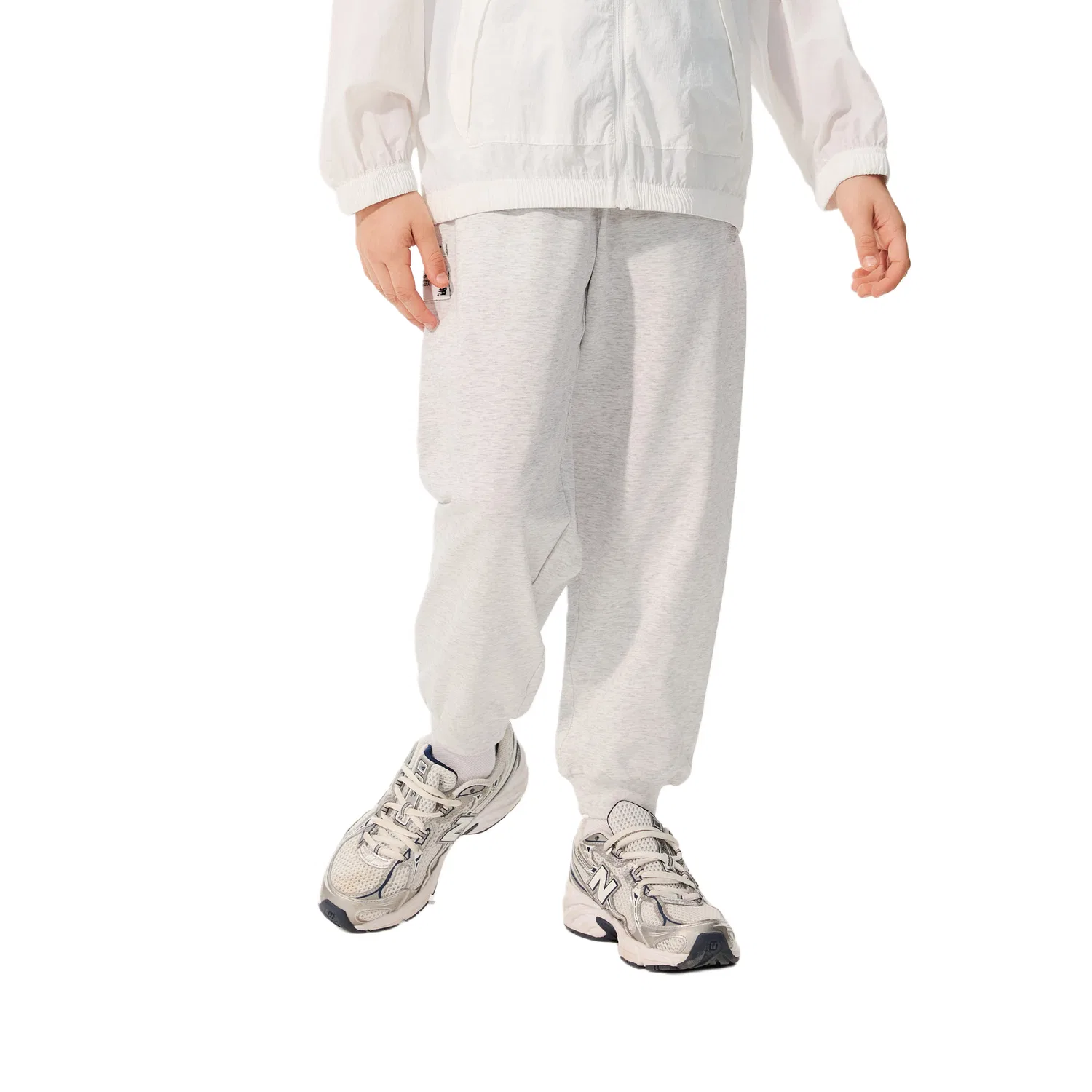 Детские штаны New Balance Light Gray — фото 3