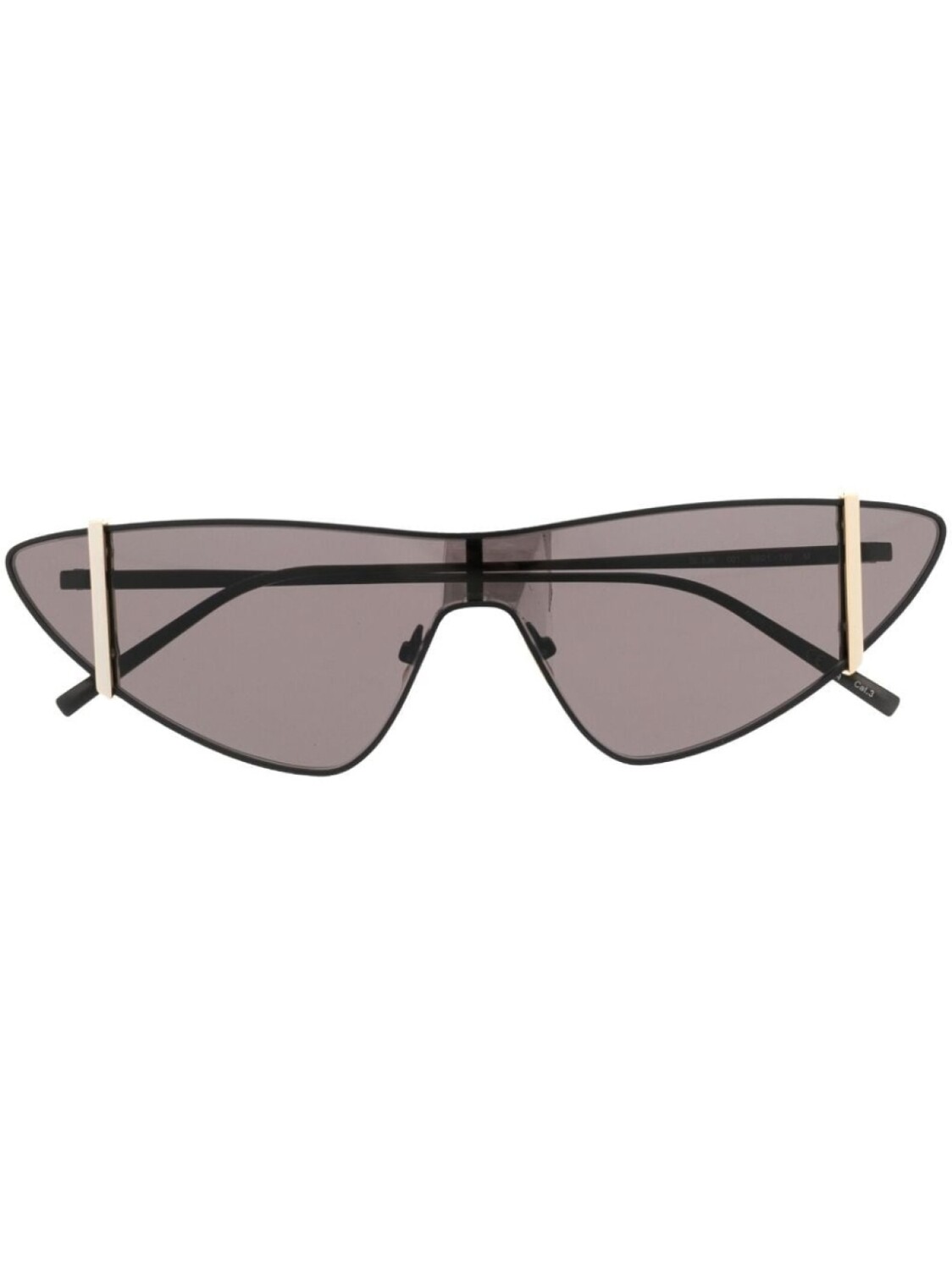 

Saint Laurent Eyewear солнцезащитные очки в массивной оправе, черный